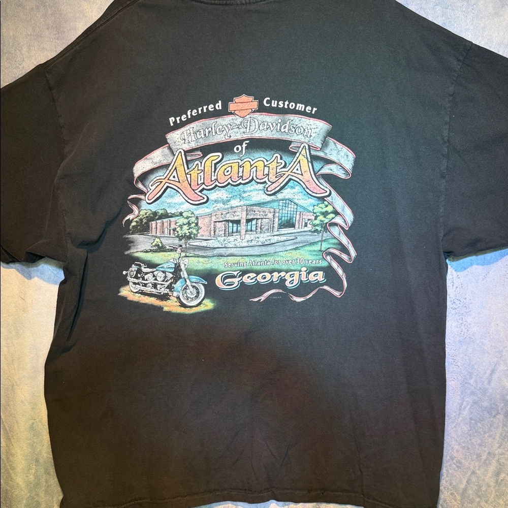 Harley-Davidson Black Atlanta Graphic Tee